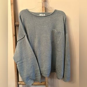 loose fit, knit sweater